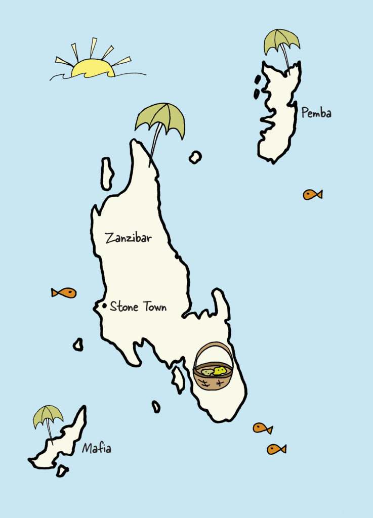 Carte de Zanzibar © www.afriquesurmesure.com Sàrl